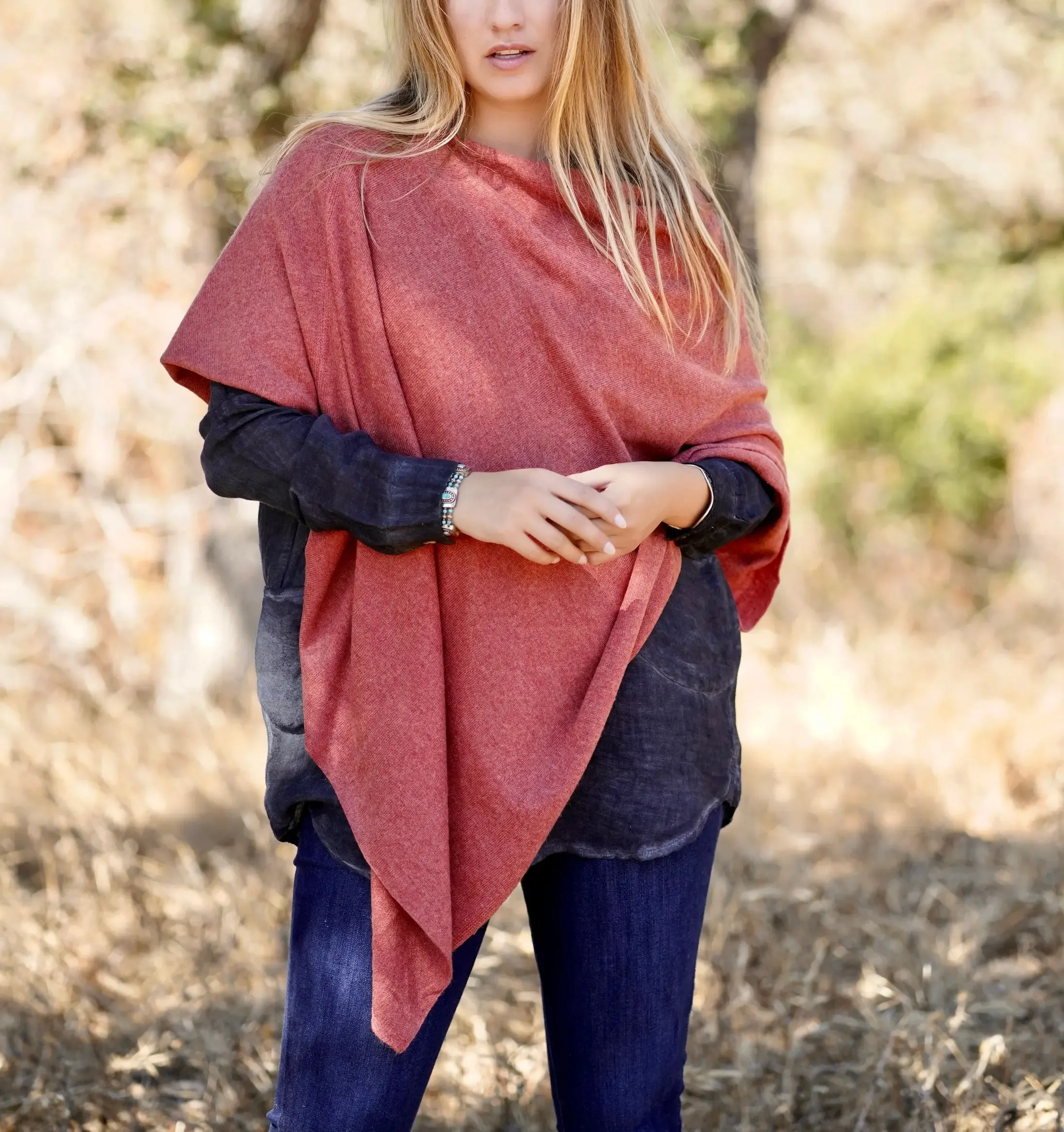 100% Cashmere Ponchos -New Colors!!!