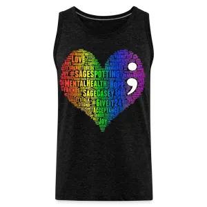2023 Rainbow Party HEART Tank Unisex/Mens