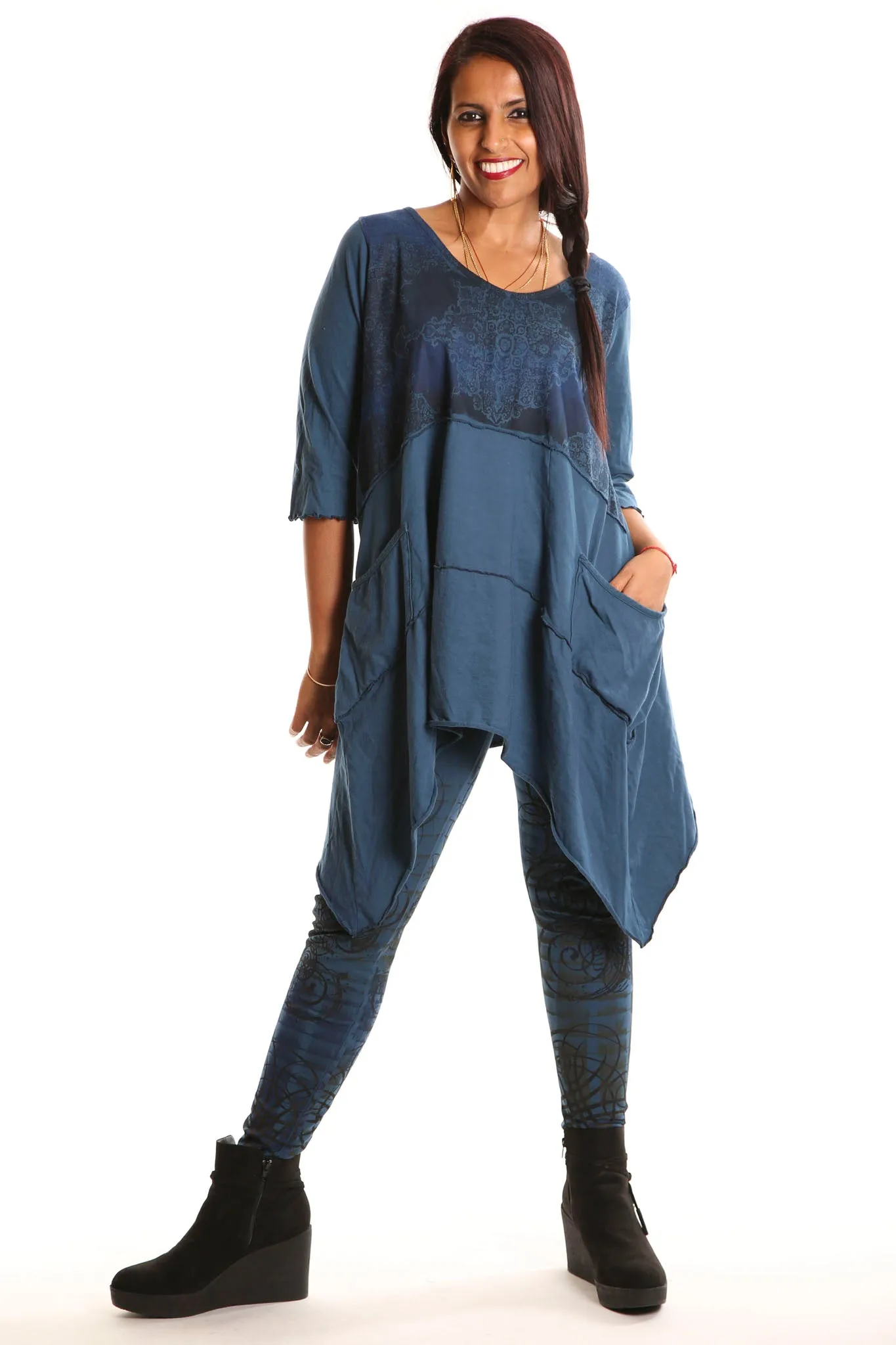 2222 Vector Tunic New Verona-Printed
