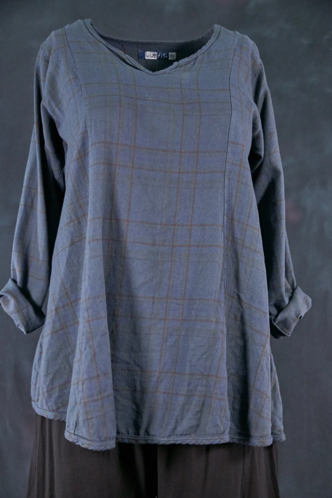 2288 Caravan Camp Tunic-Blue Cypress-U