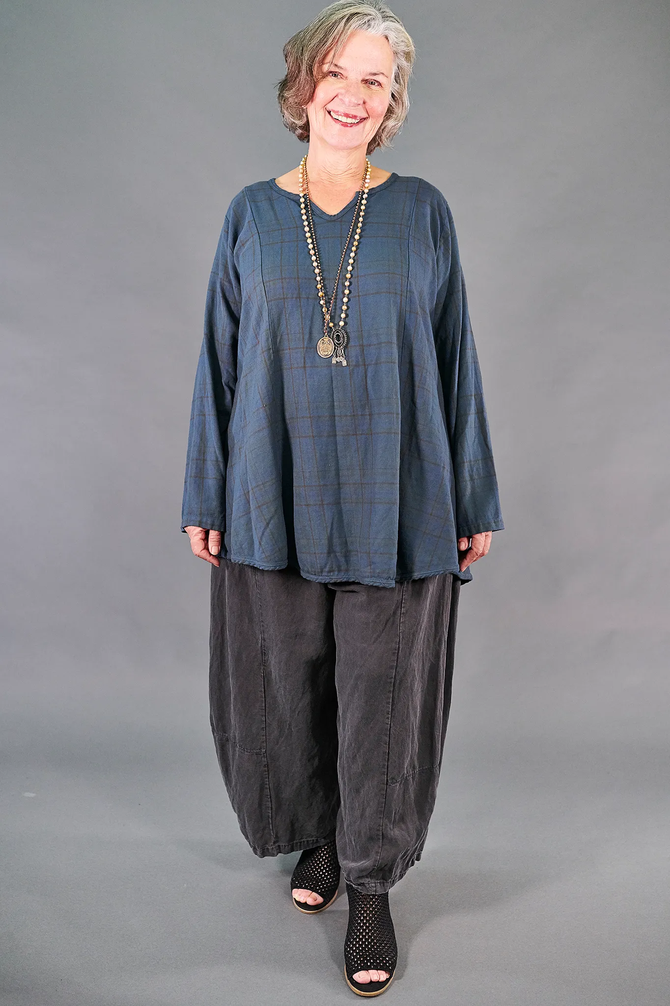 2288 Caravan Camp Tunic-Blue Cypress-U
