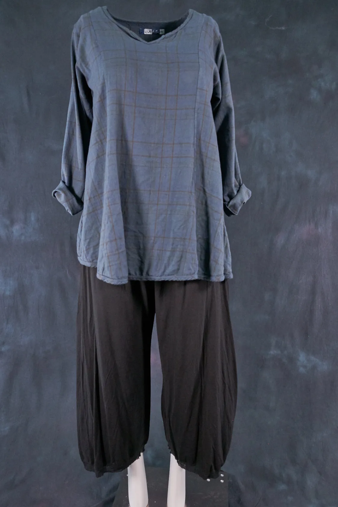2288 Caravan Camp Tunic-Blue Cypress-U