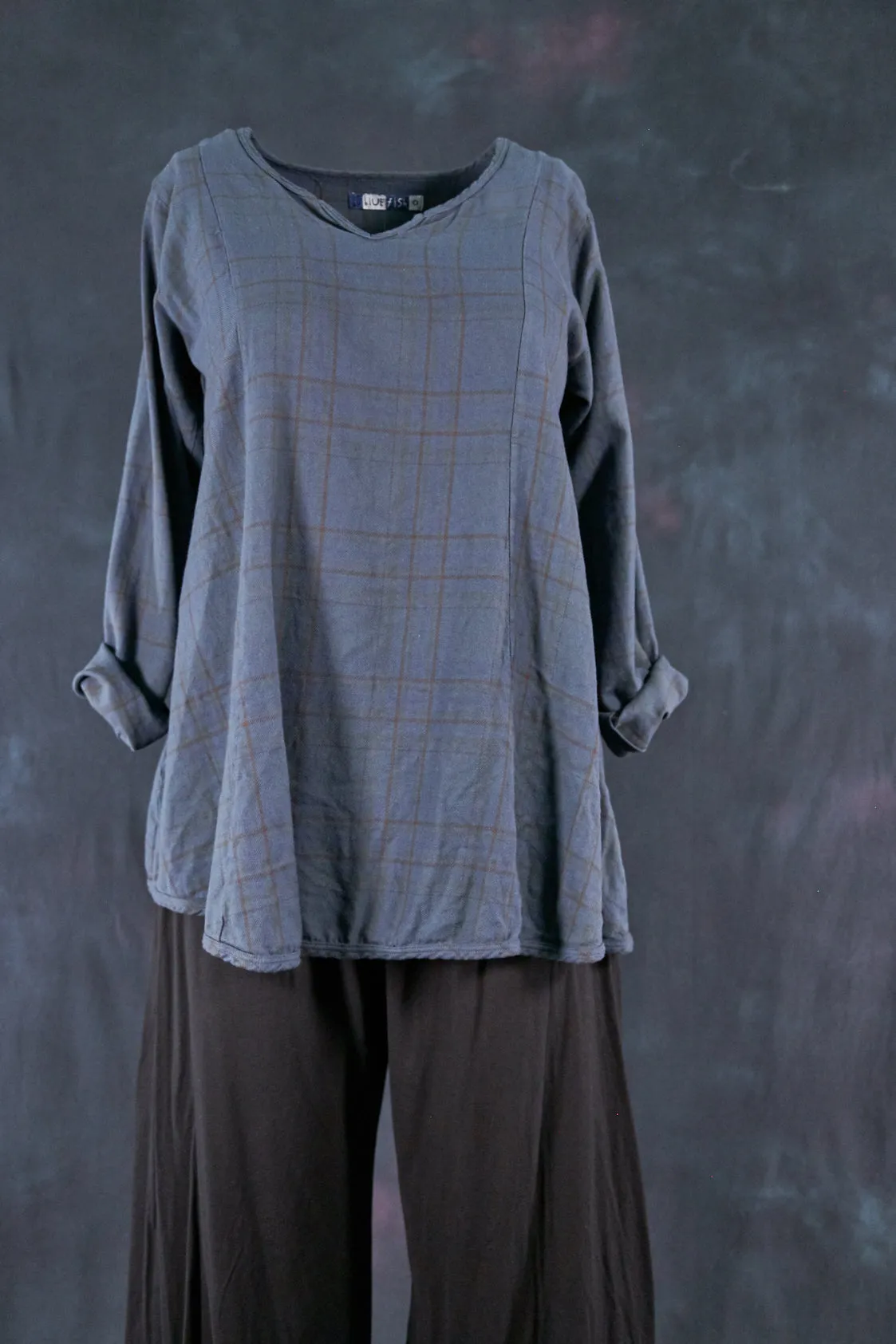 2288 Caravan Camp Tunic-Blue Cypress-U