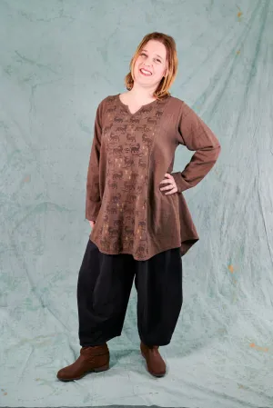 2288 Caravan Camp Tunic-Sparrow -Tigers