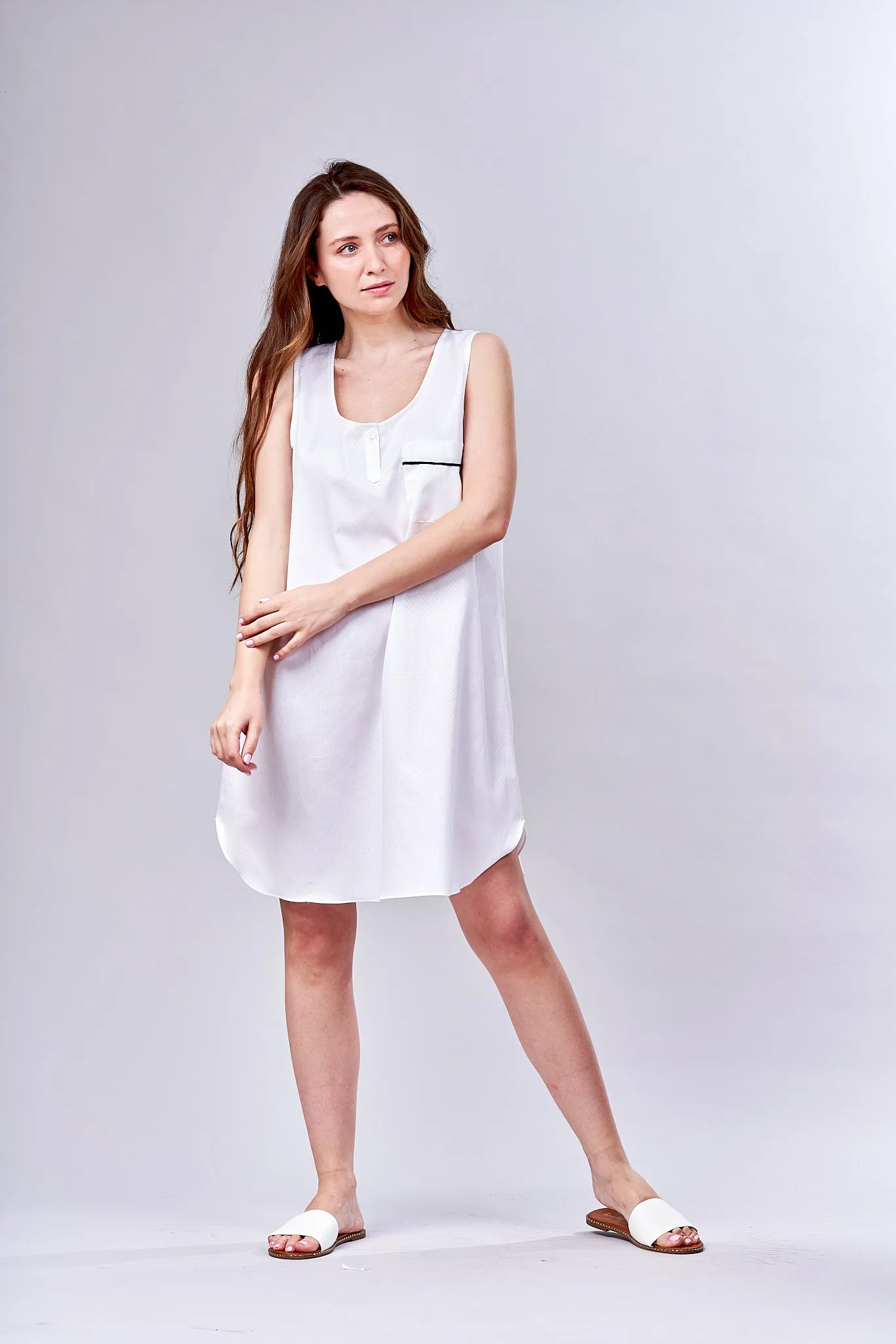 2502- Short Tank Gown