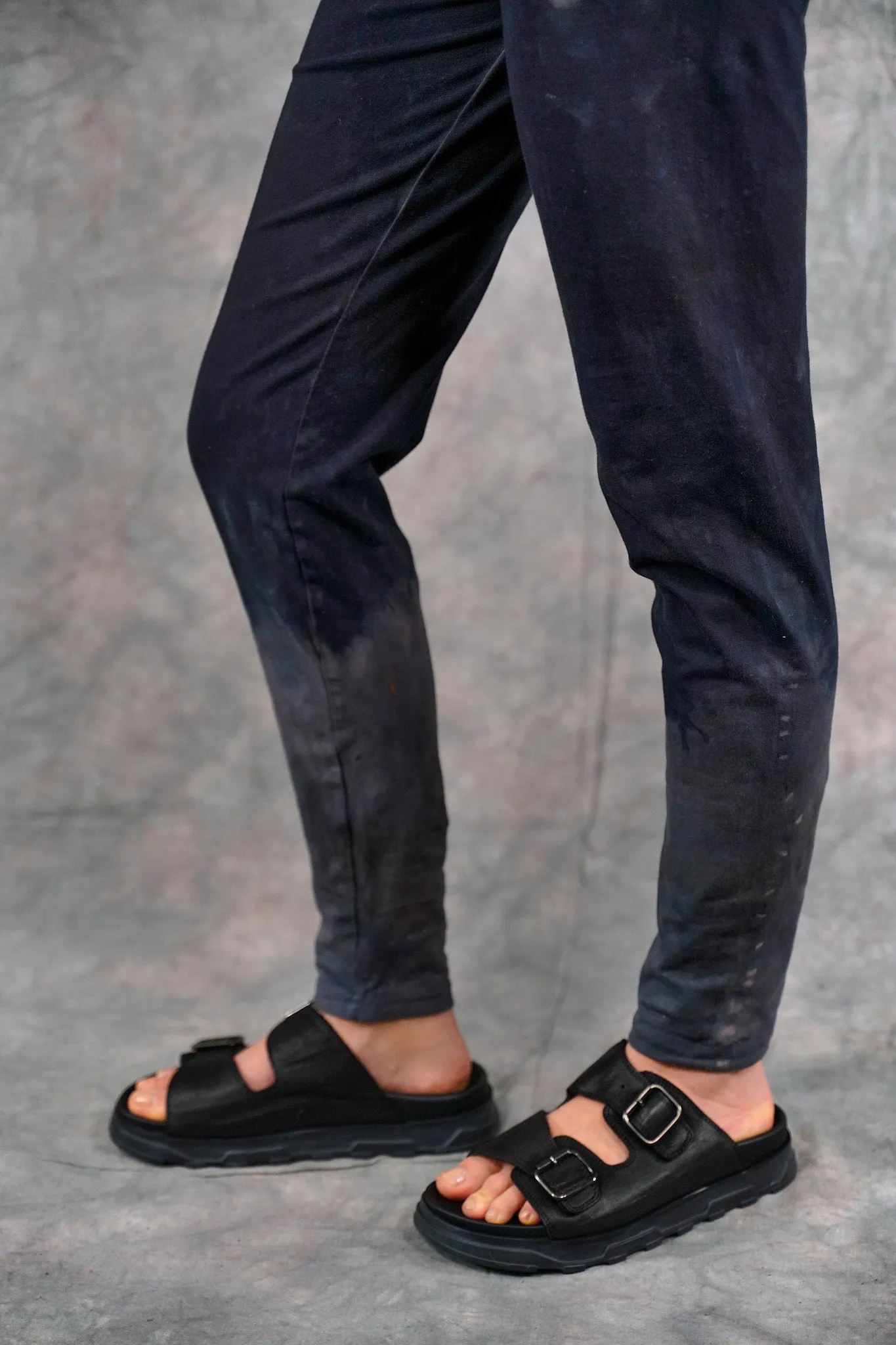 3136 Hand dyed Heavyweight Legging-Night/Twilight