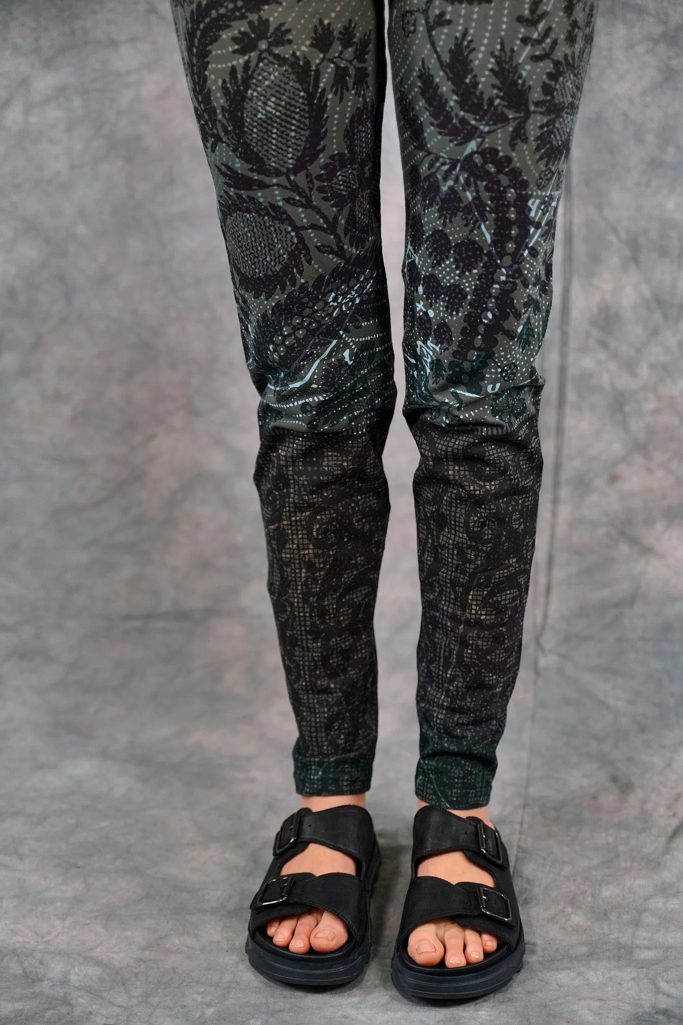 3136 Handprinted Heavyweight Legging Boreal-P