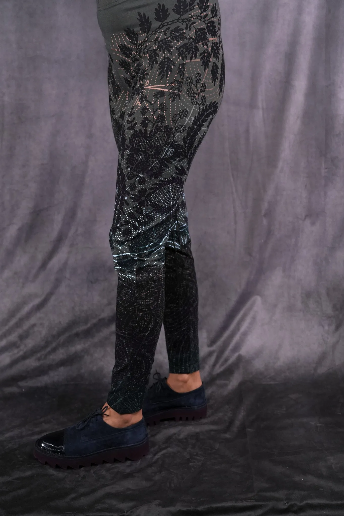 3136 Handprinted Heavyweight Legging Boreal-P