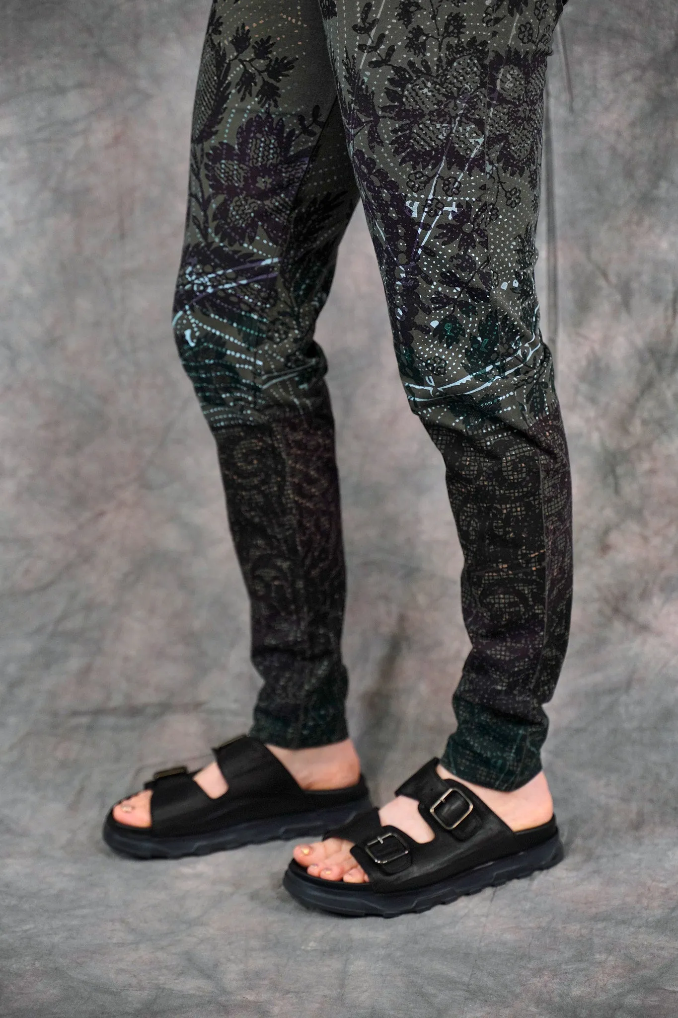3136 Handprinted Heavyweight Legging Boreal-P
