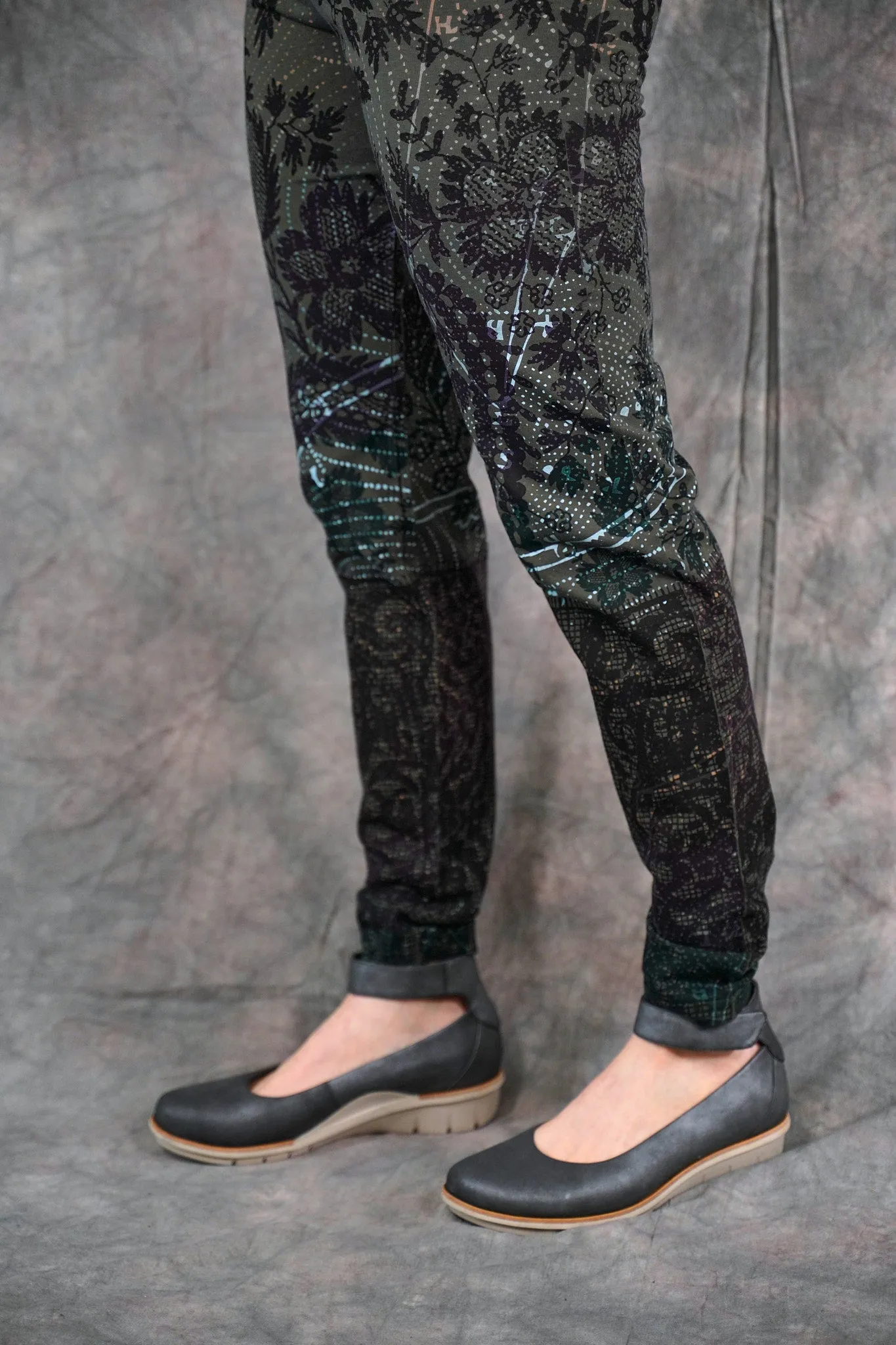 3136 Handprinted Heavyweight Legging Boreal-P