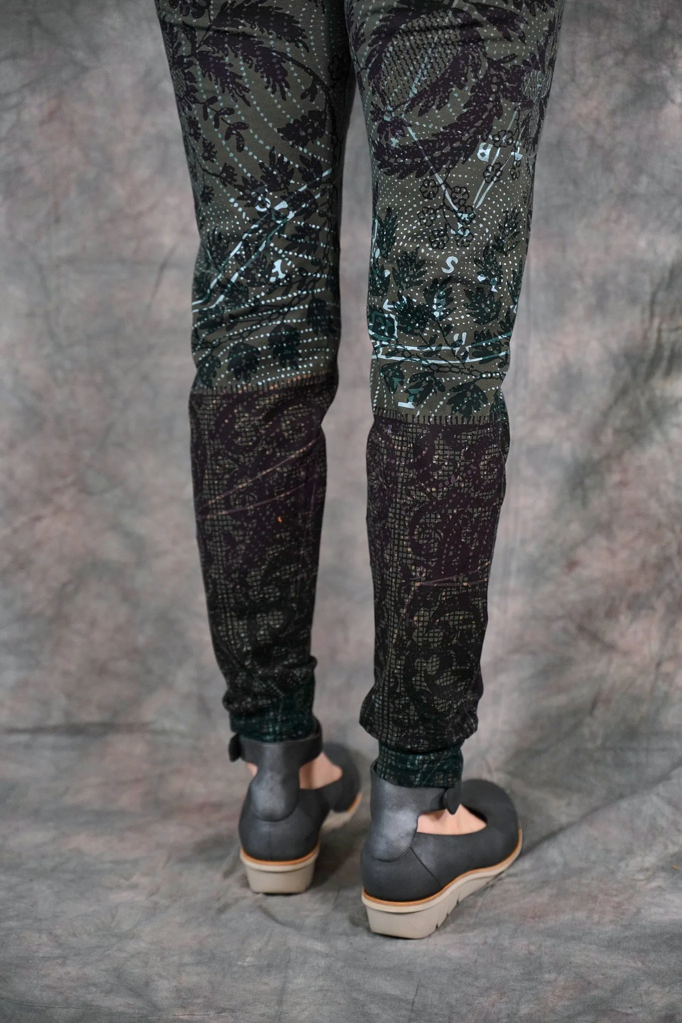 3136 Handprinted Heavyweight Legging Boreal-P