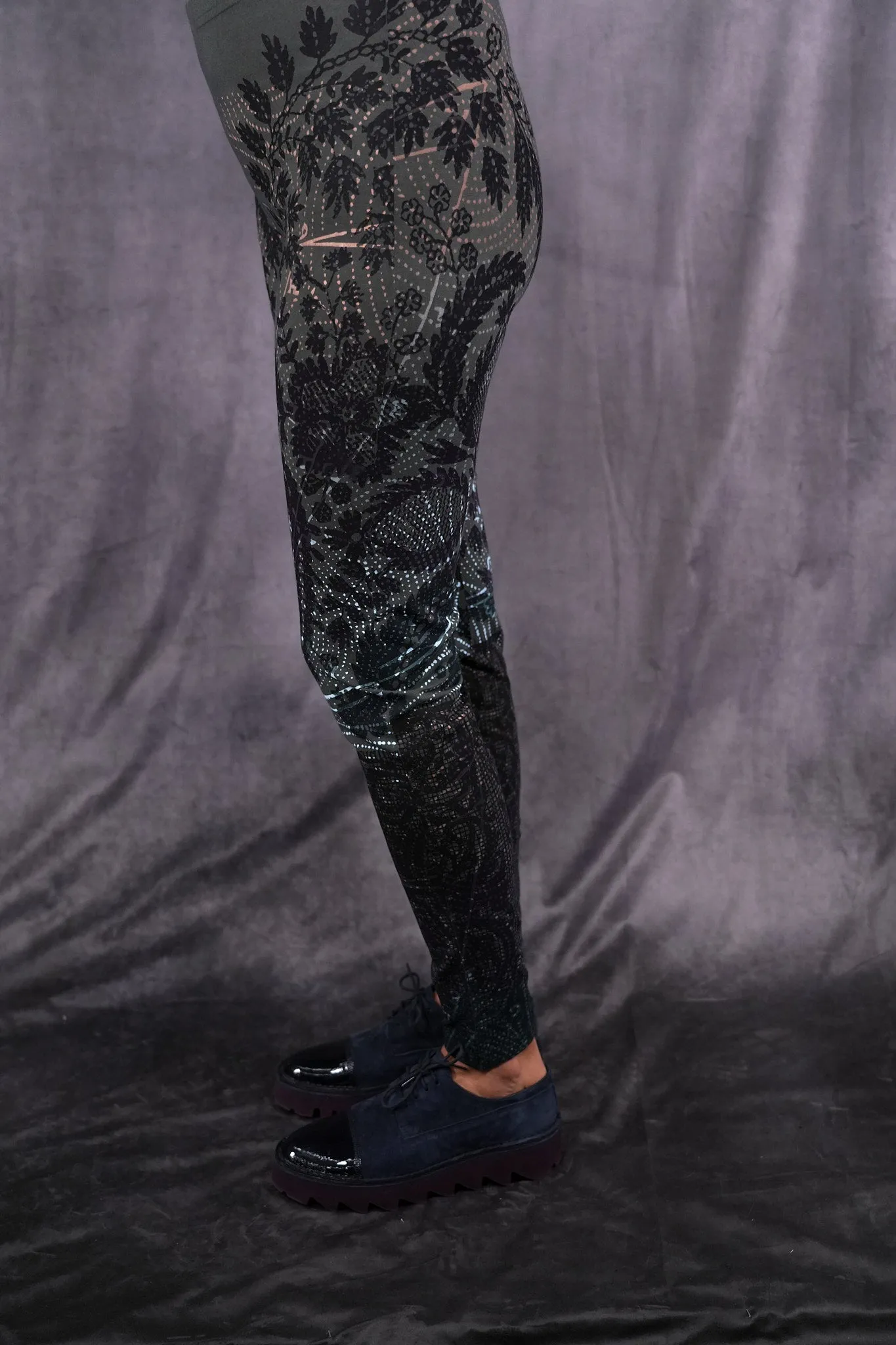 3136 Handprinted Heavyweight Legging Boreal-P