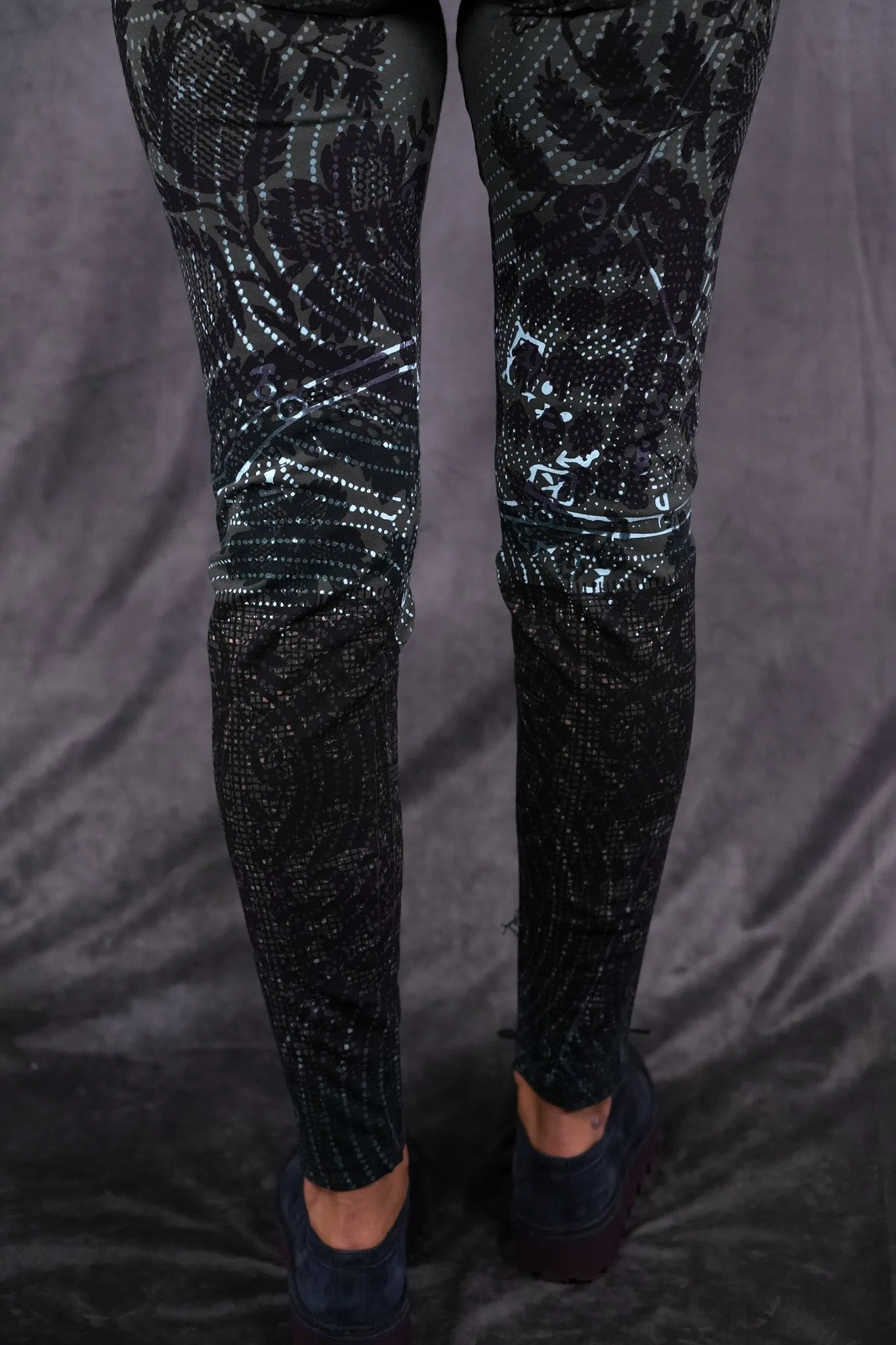 3136 Handprinted Heavyweight Legging Boreal-P
