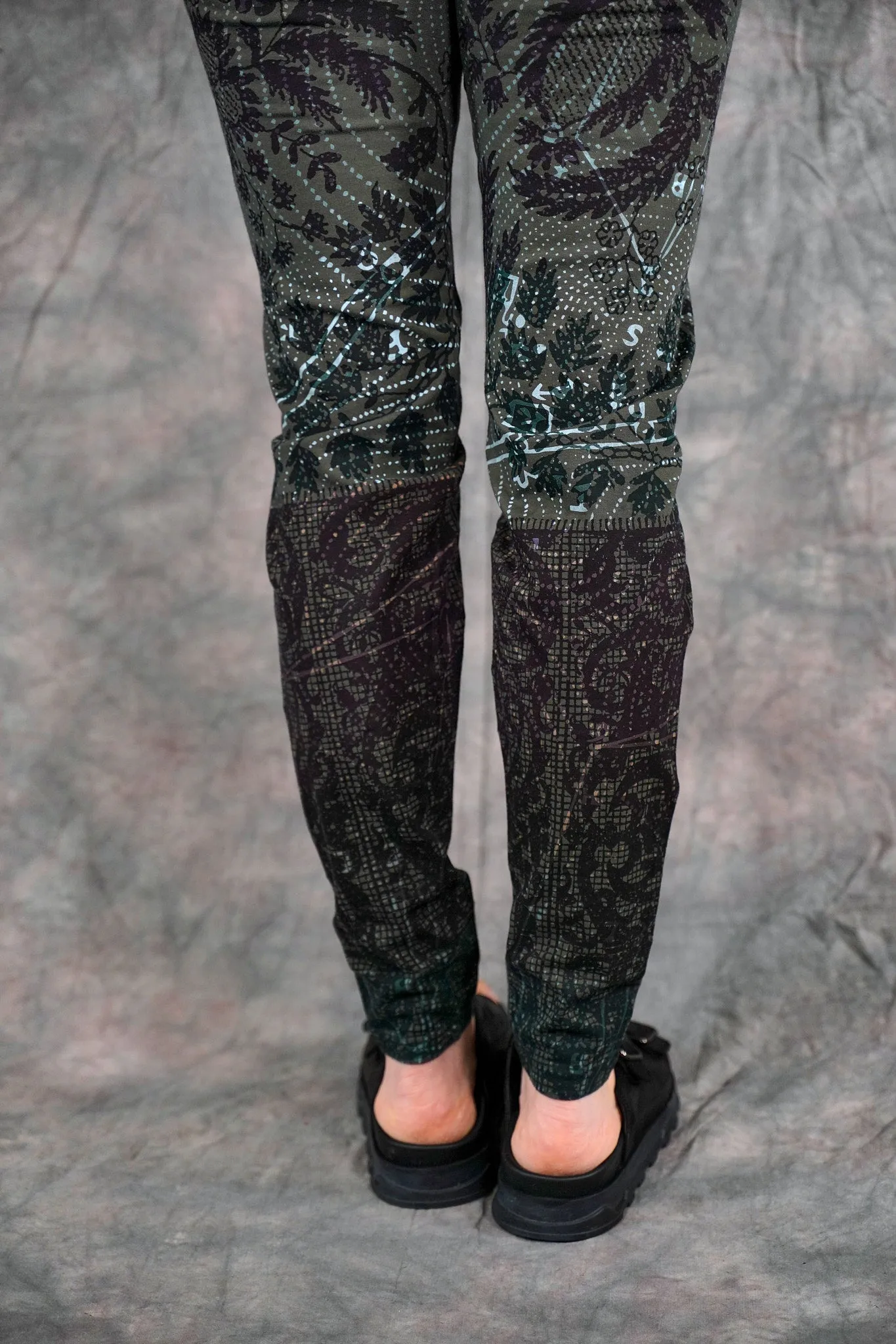 3136 Handprinted Heavyweight Legging Boreal-P