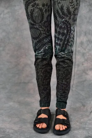 3136 Handprinted Heavyweight Legging Boreal-P