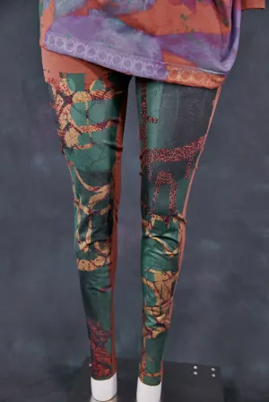3136 Handprinted Legging Oxide-P