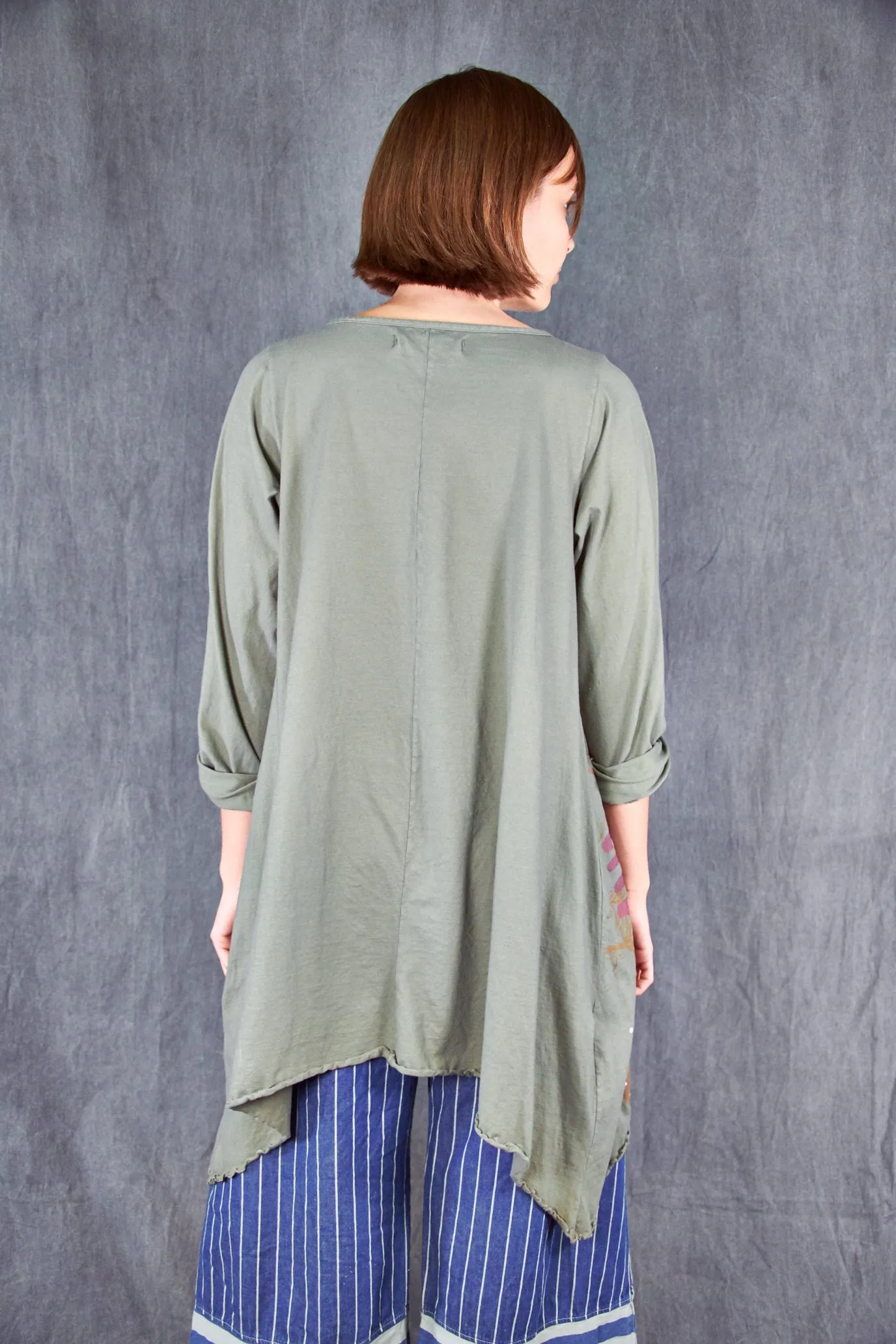 7228 Swing Dress Sage-P