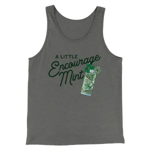A Little Encourage-Mint Men/Unisex Tank Top