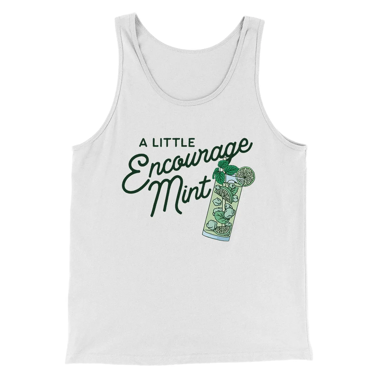 A Little Encourage-Mint Men/Unisex Tank Top