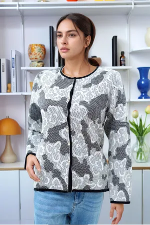 Acrylic Wool Cardigan
