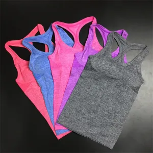 Active Fashion style tank top quick dry Ladies Camis Fitness Tanks