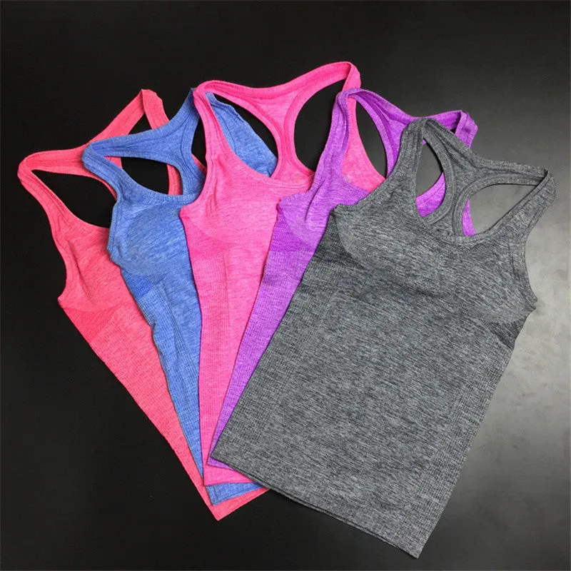 Active Fashion style tank top quick dry Ladies Camis Fitness Tanks