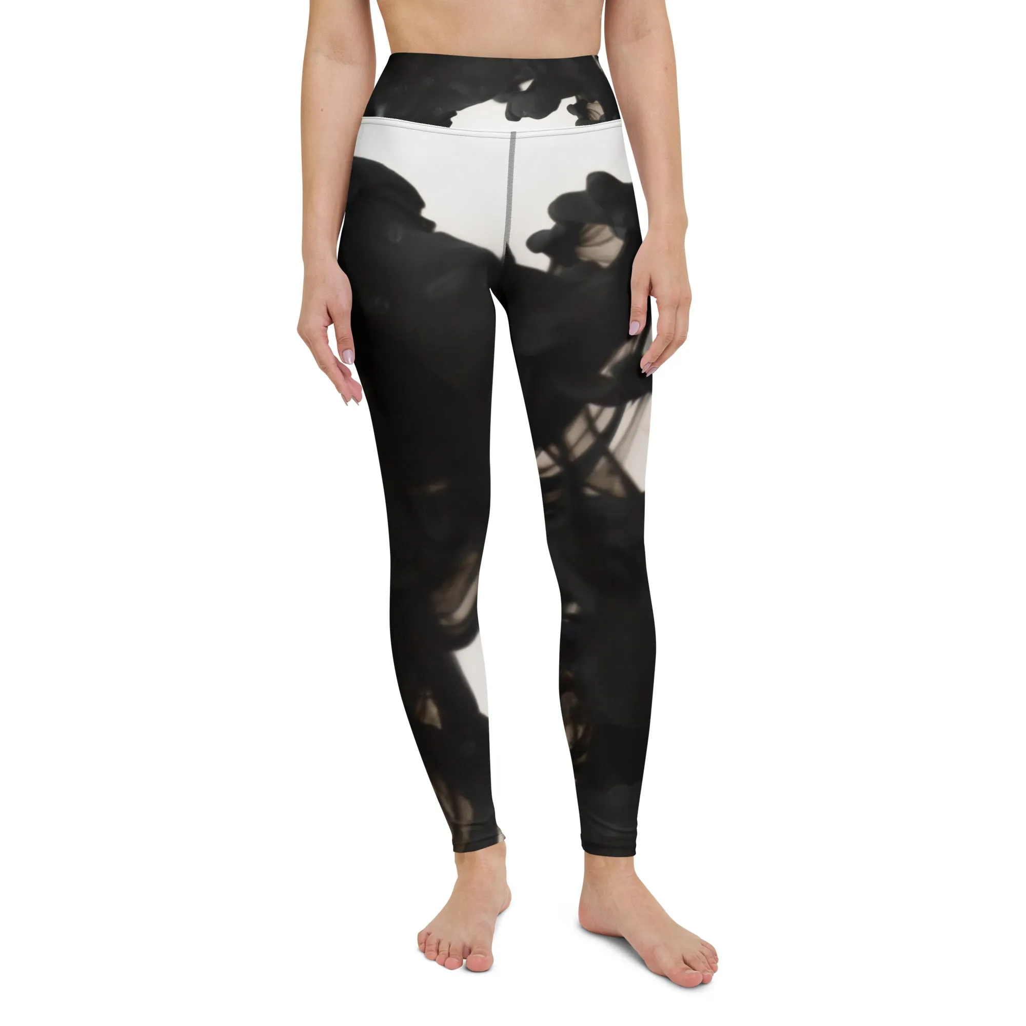 Ad Astra - Black Ink Pattern Legging