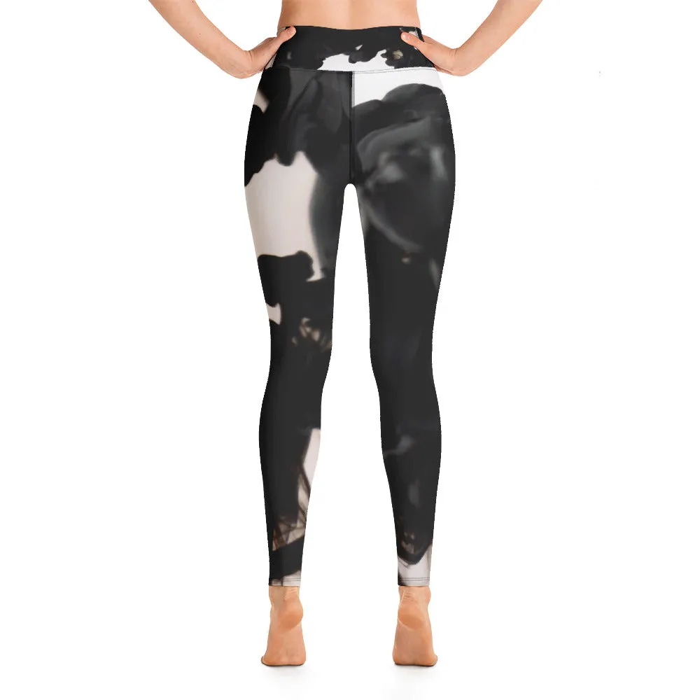 Ad Astra - Black Ink Pattern Legging