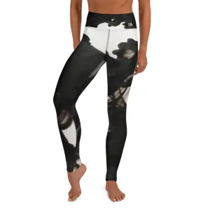 Ad Astra - Black Ink Pattern Legging