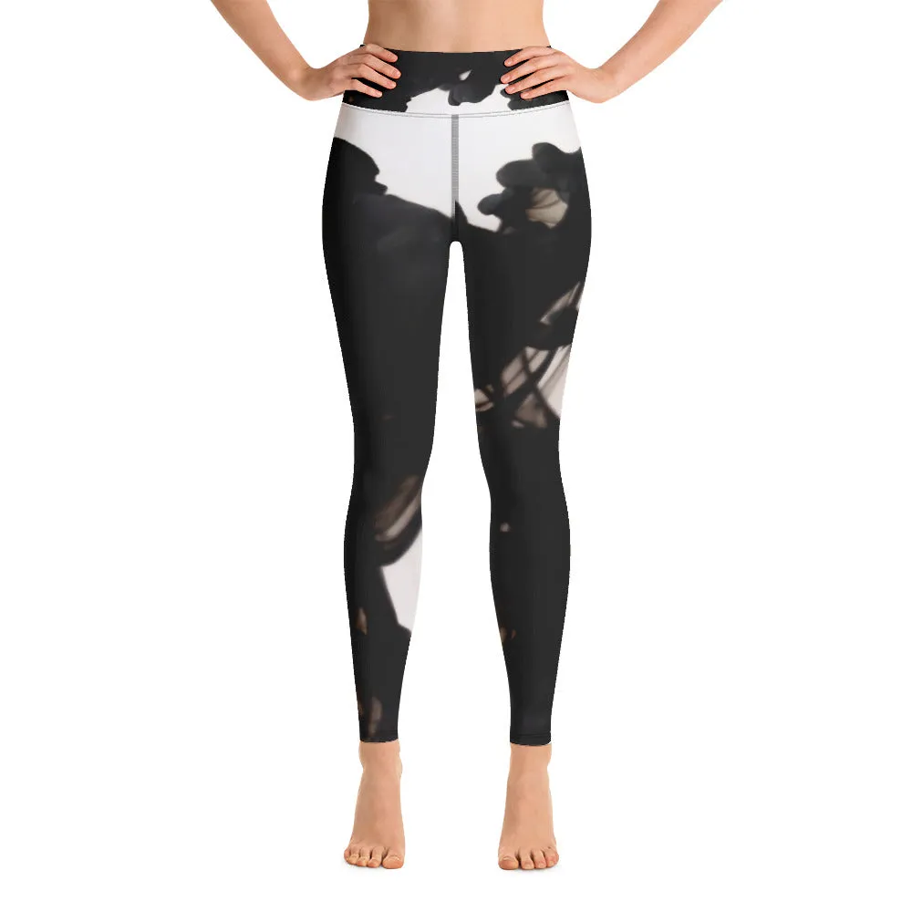 Ad Astra - Black Ink Pattern Legging