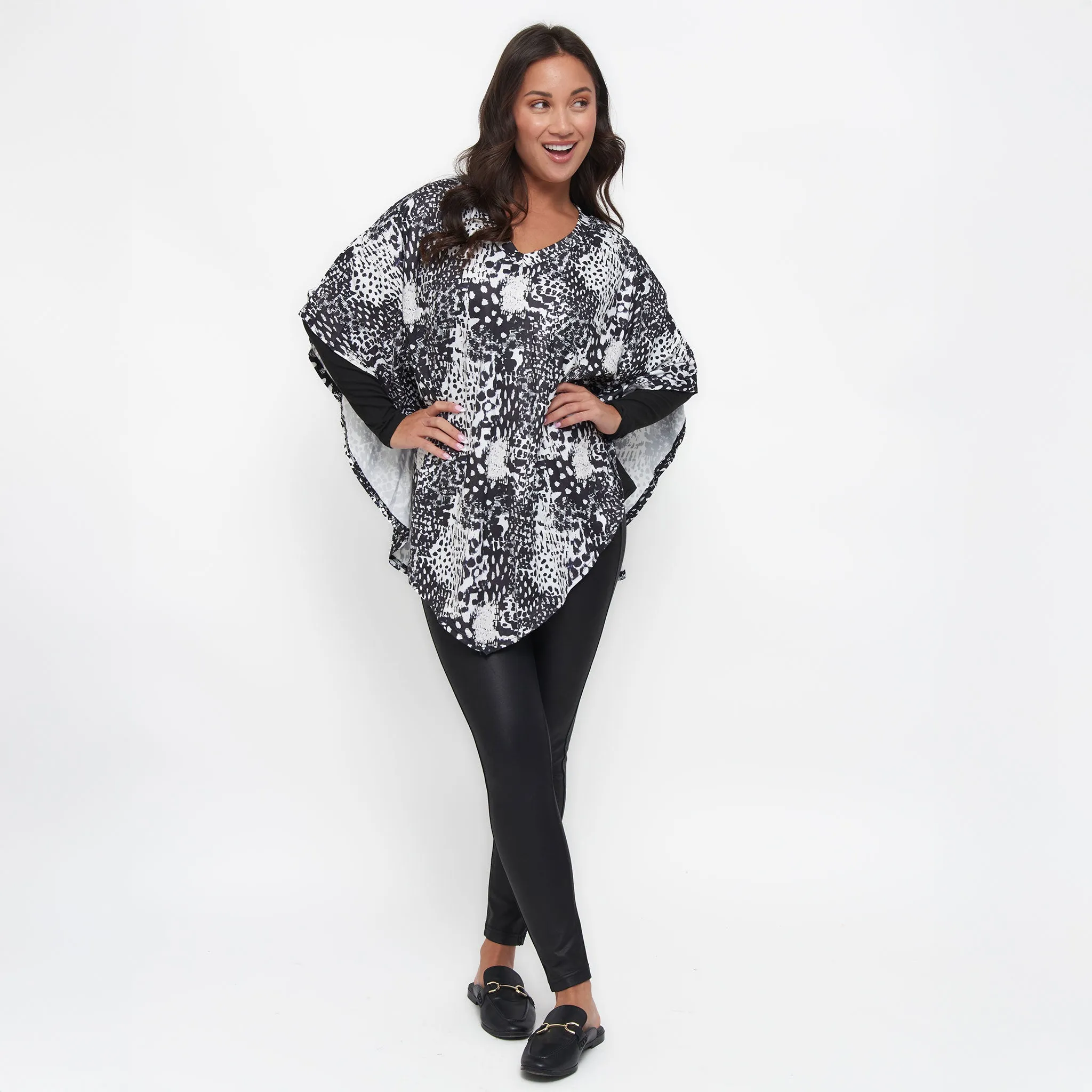 Addie Poncho Top