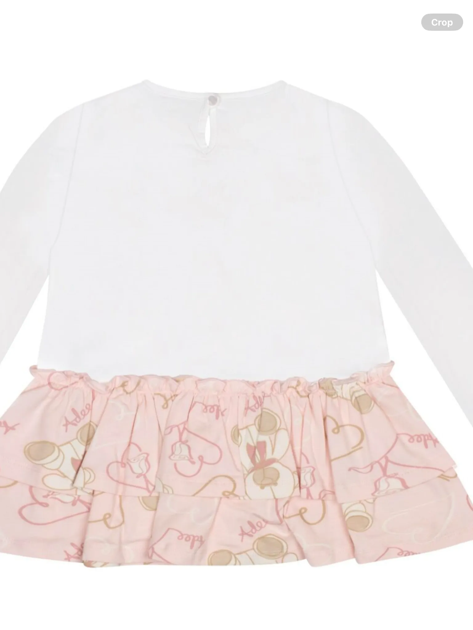 ADee summer teddy print bow leggings set 07242376