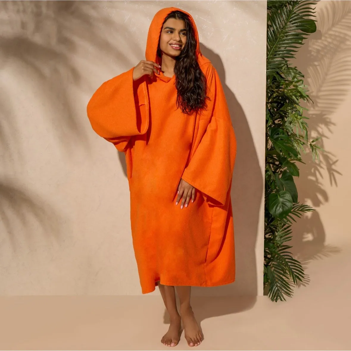 Adult Towel Poncho - Navy Blue