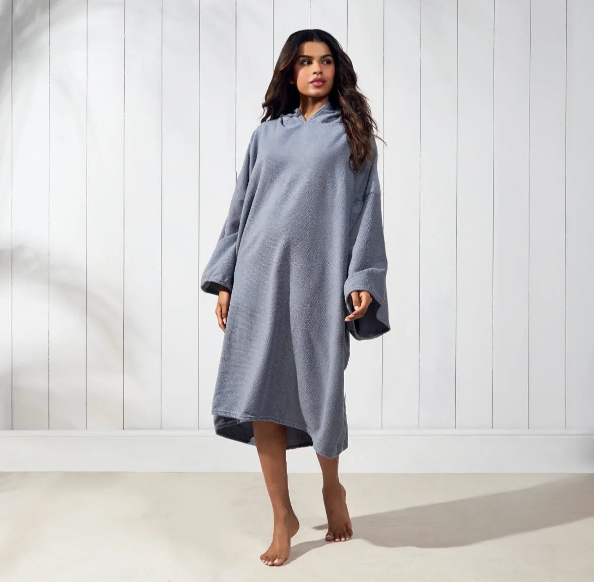 Adult Towel Poncho - Navy Blue