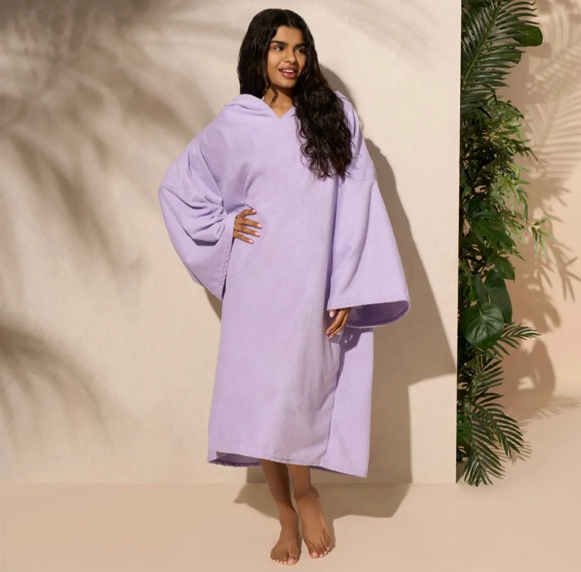 Adult Towel Poncho - Navy Blue