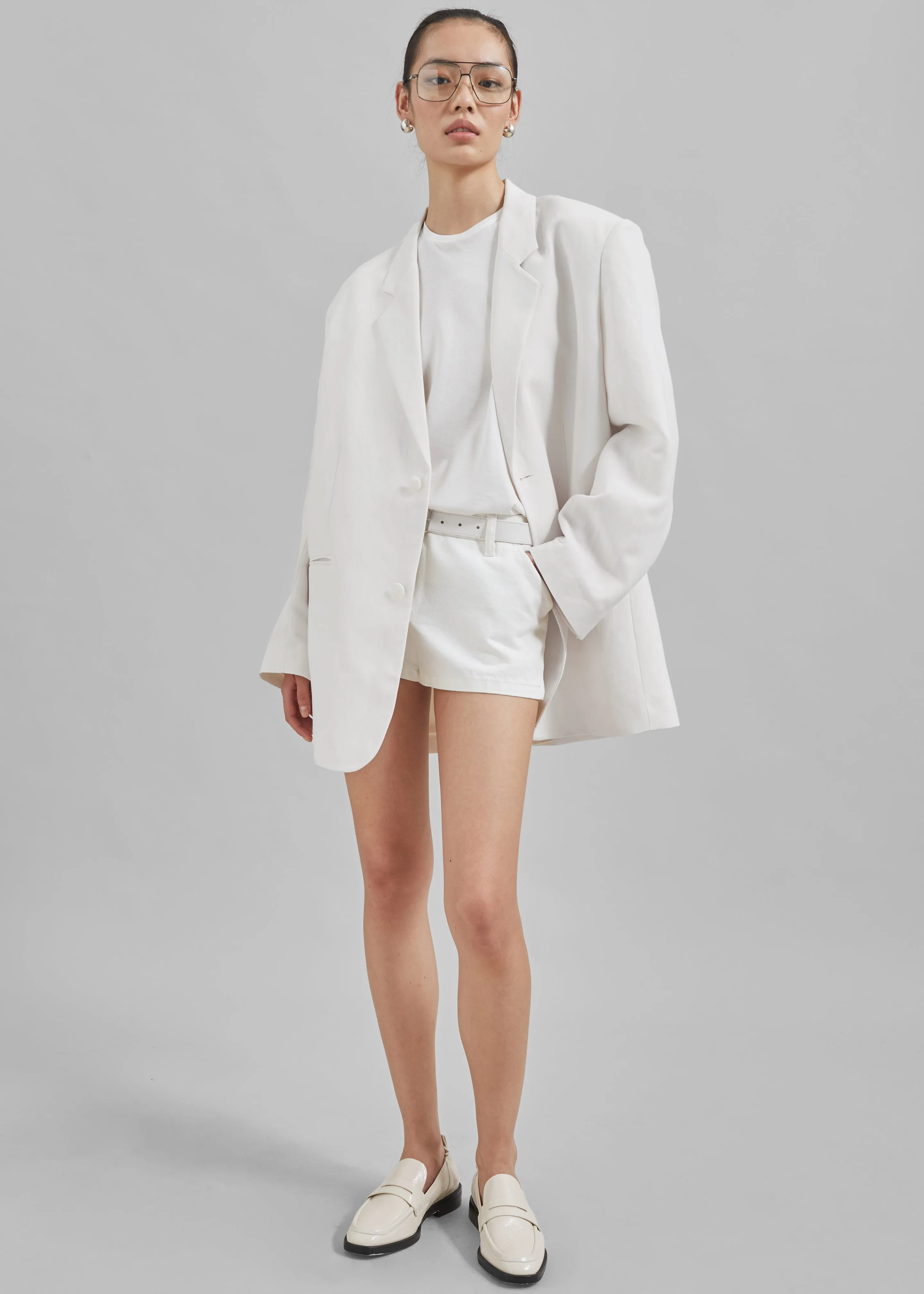 Aiden Blazer - White