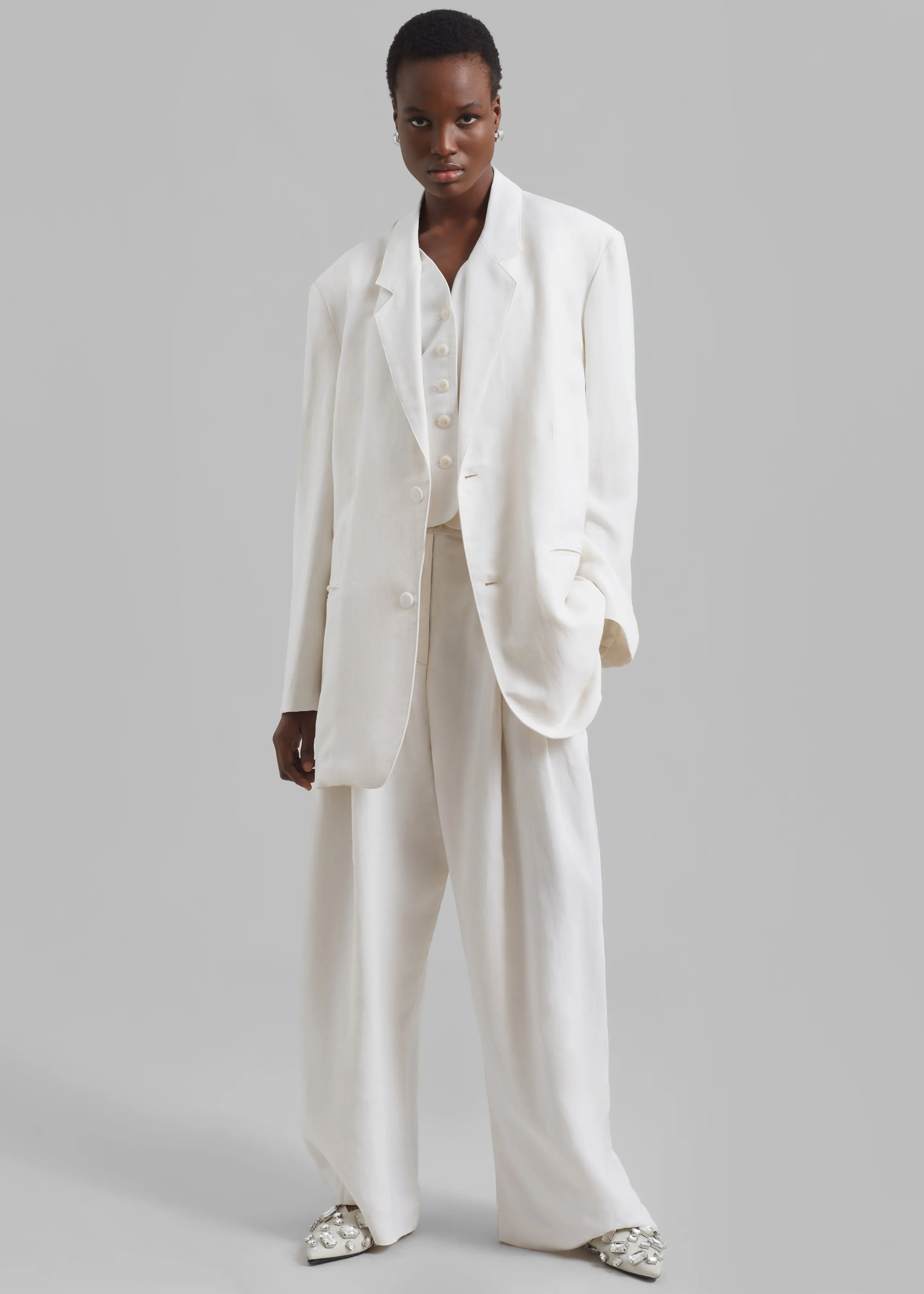 Aiden Blazer - White