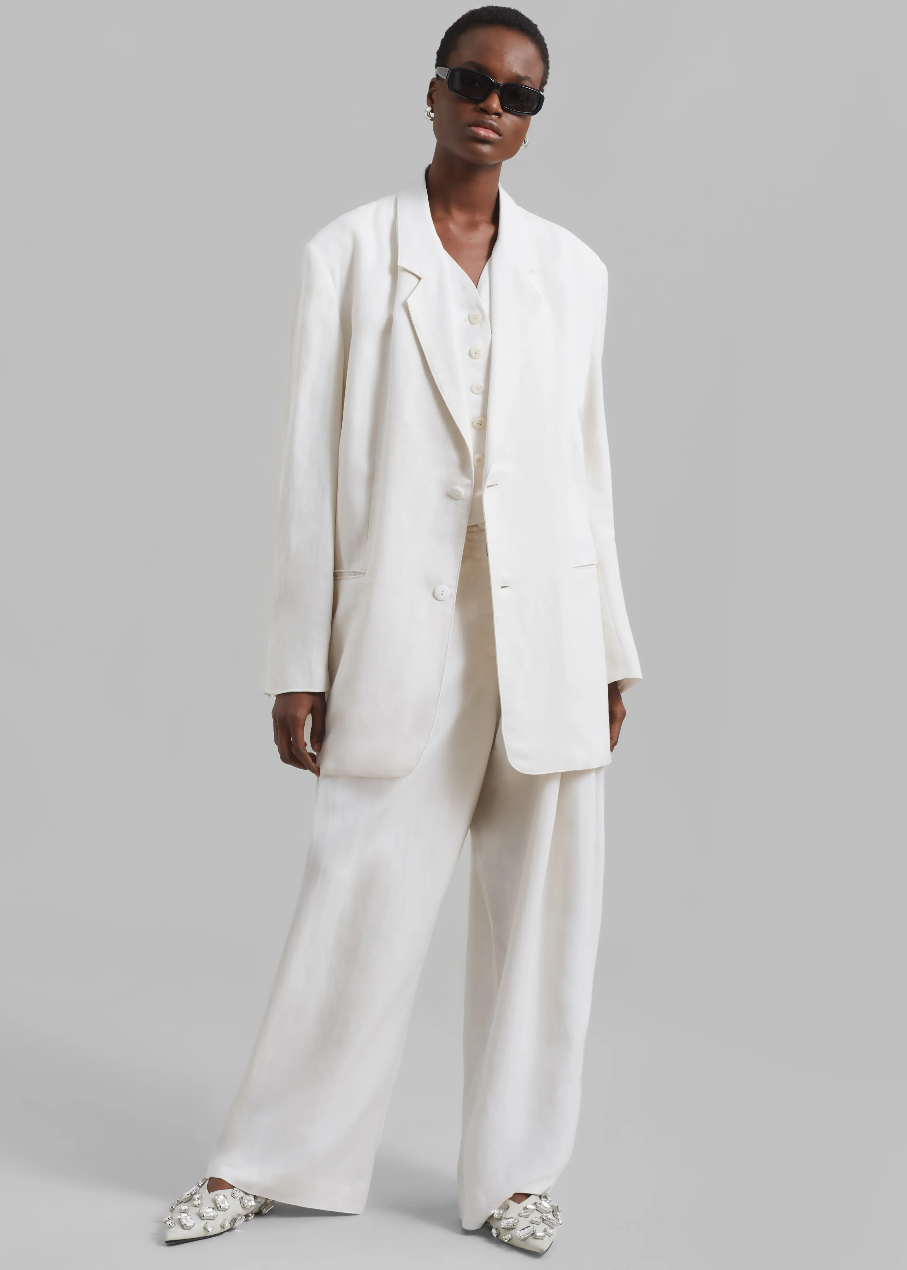 Aiden Blazer - White