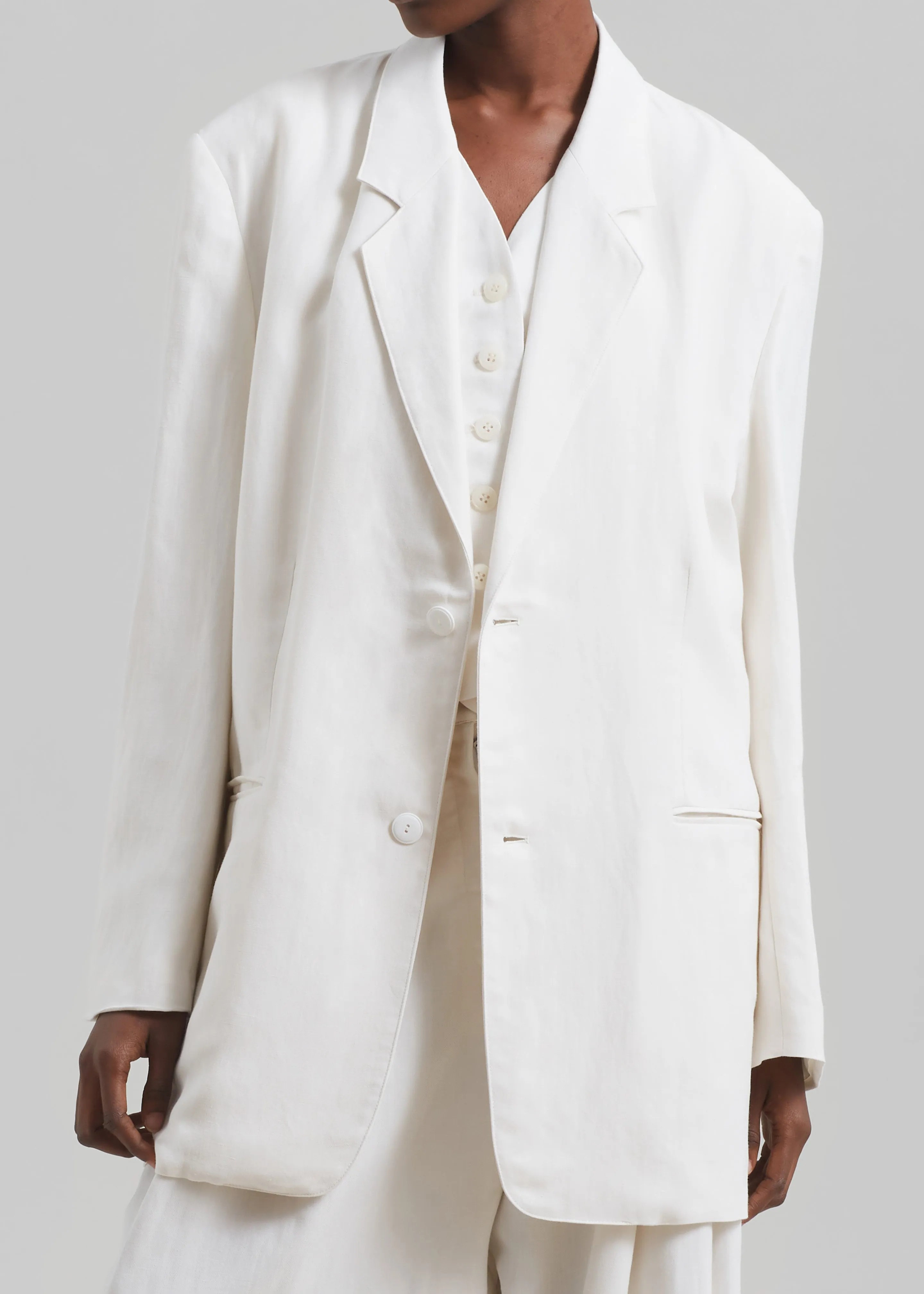 Aiden Blazer - White