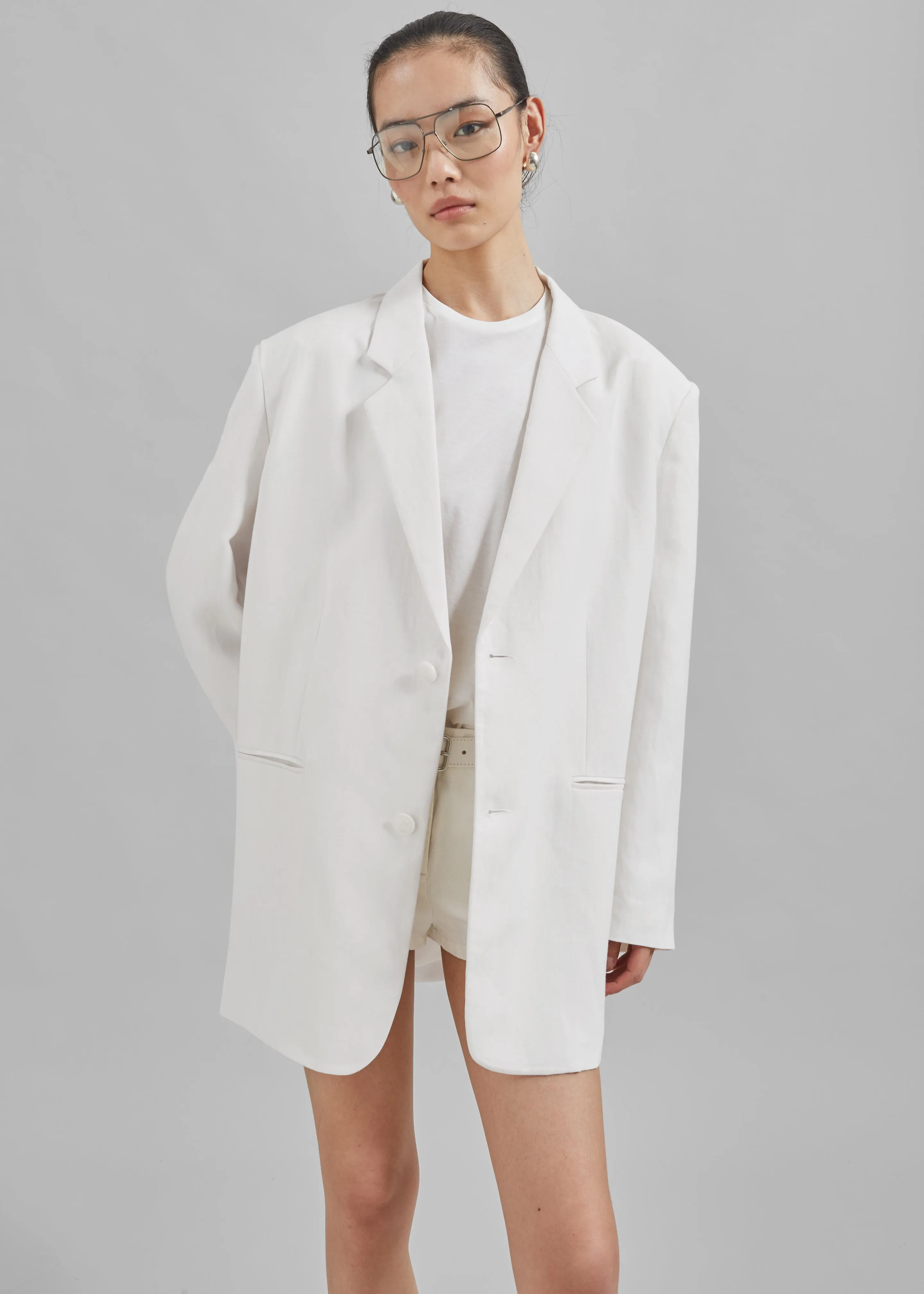 Aiden Blazer - White