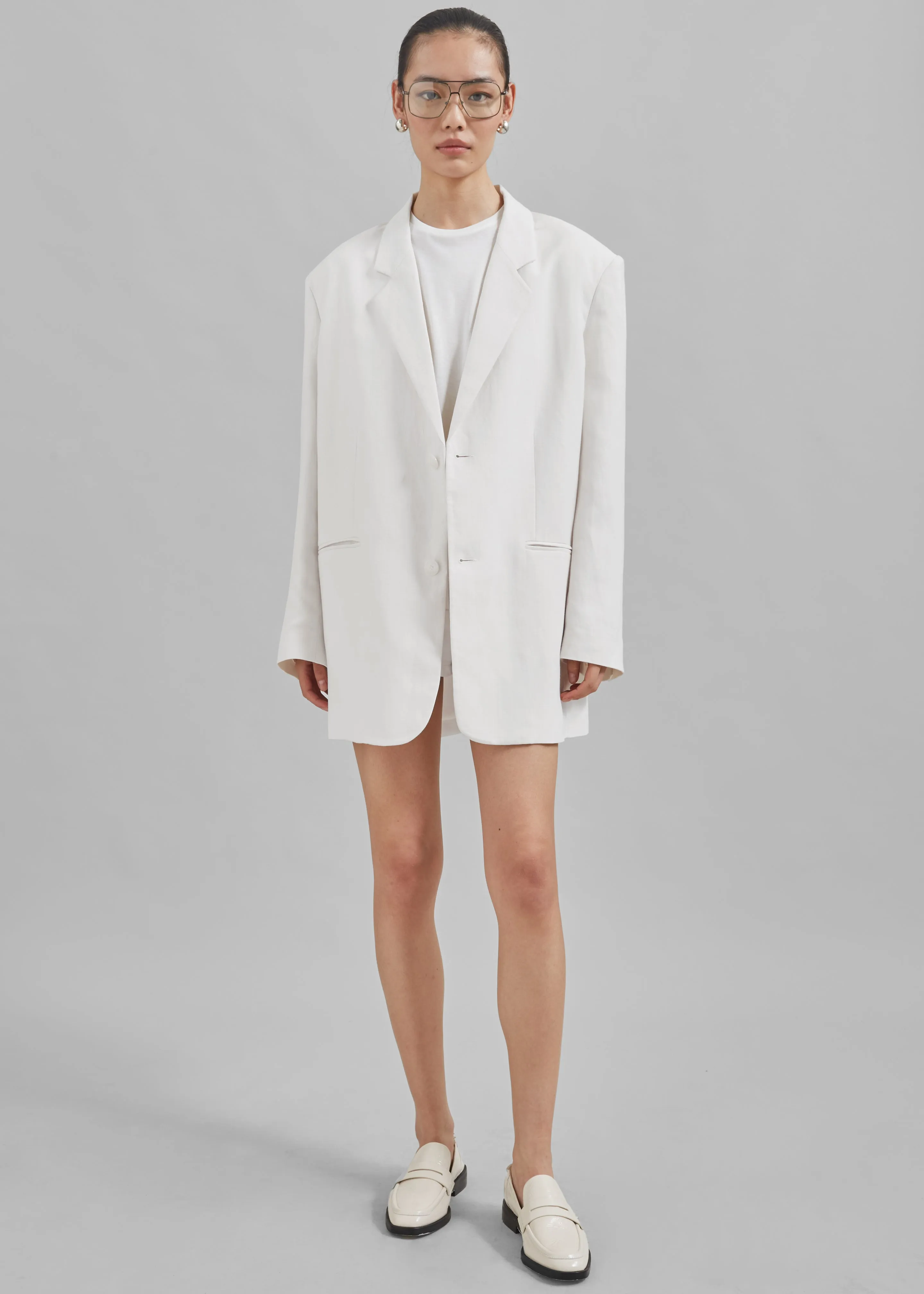 Aiden Blazer - White