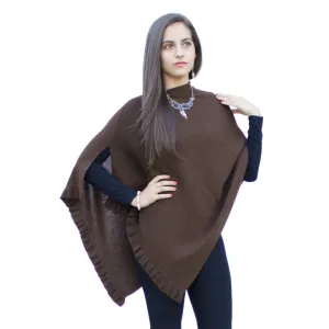 Alpaca Wool Poncho Shawl Special Shape