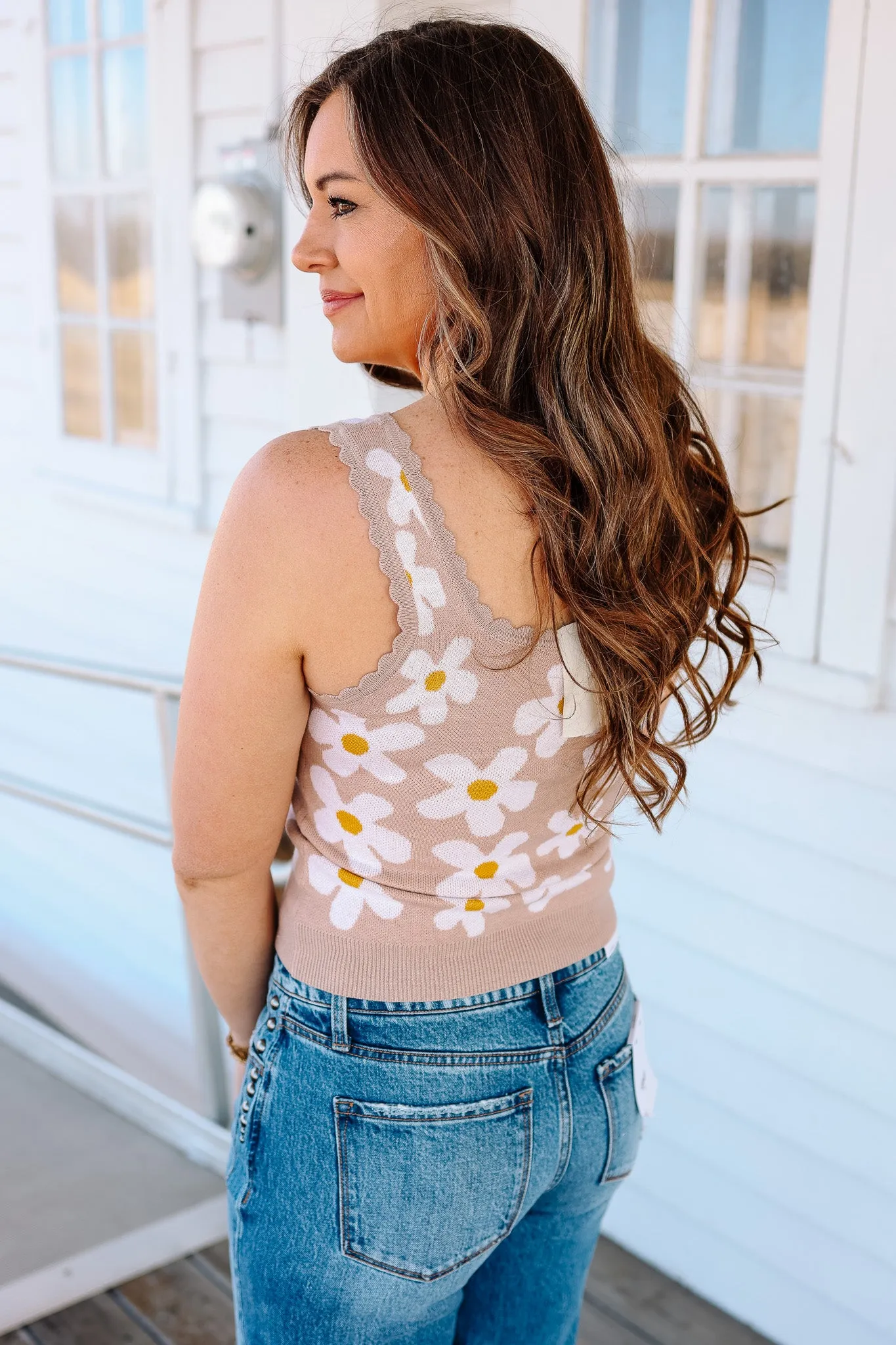 Amara Floral Sweater Tank