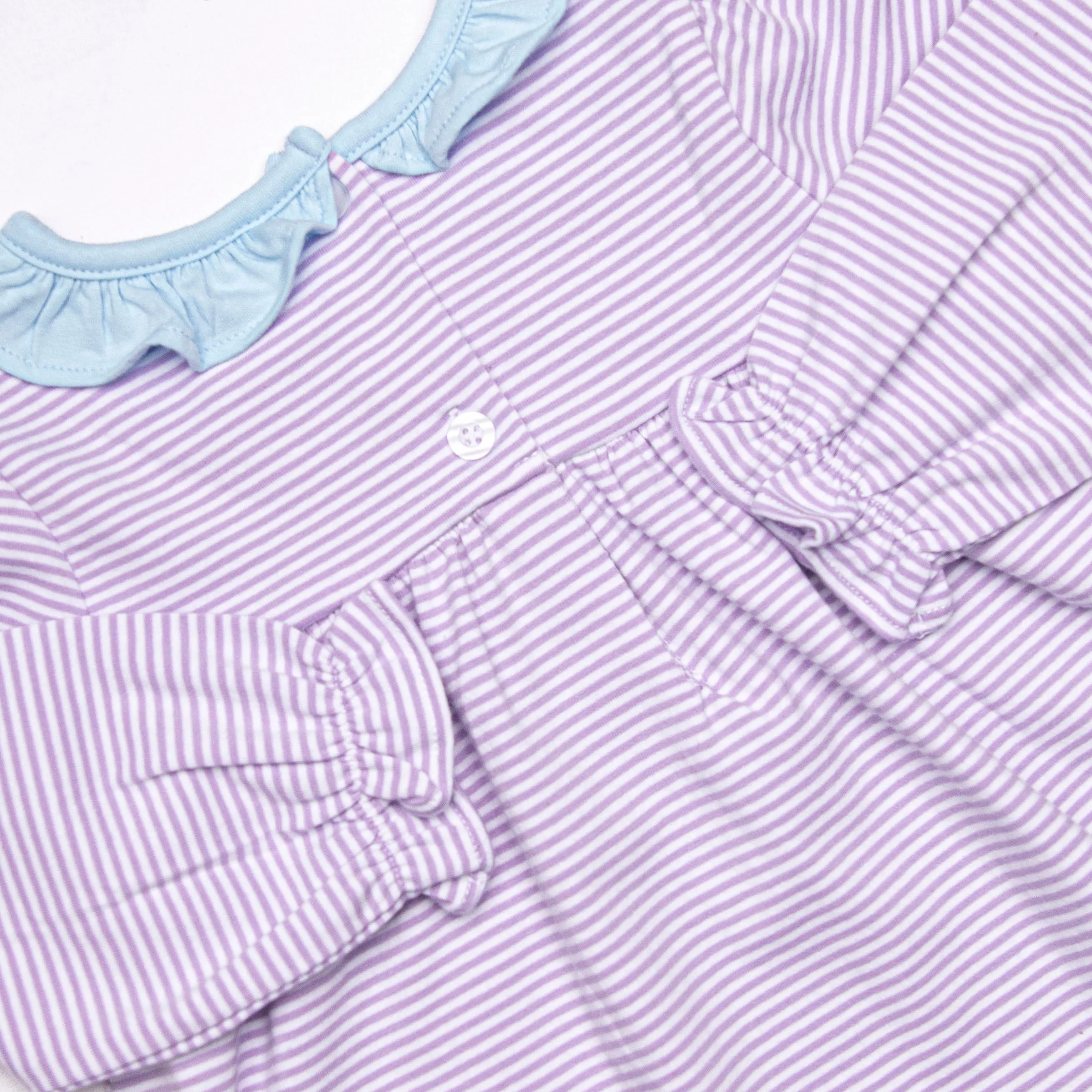Amelia Legging Set, Lavender Stripe