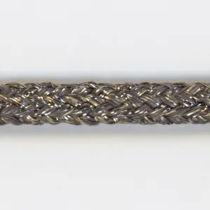 Antique Metallic Spindle Cord #6 Green Gold