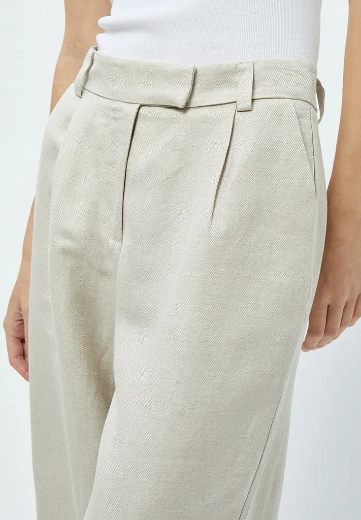 Auguste Linen Blazer - Nomad Sand Melange