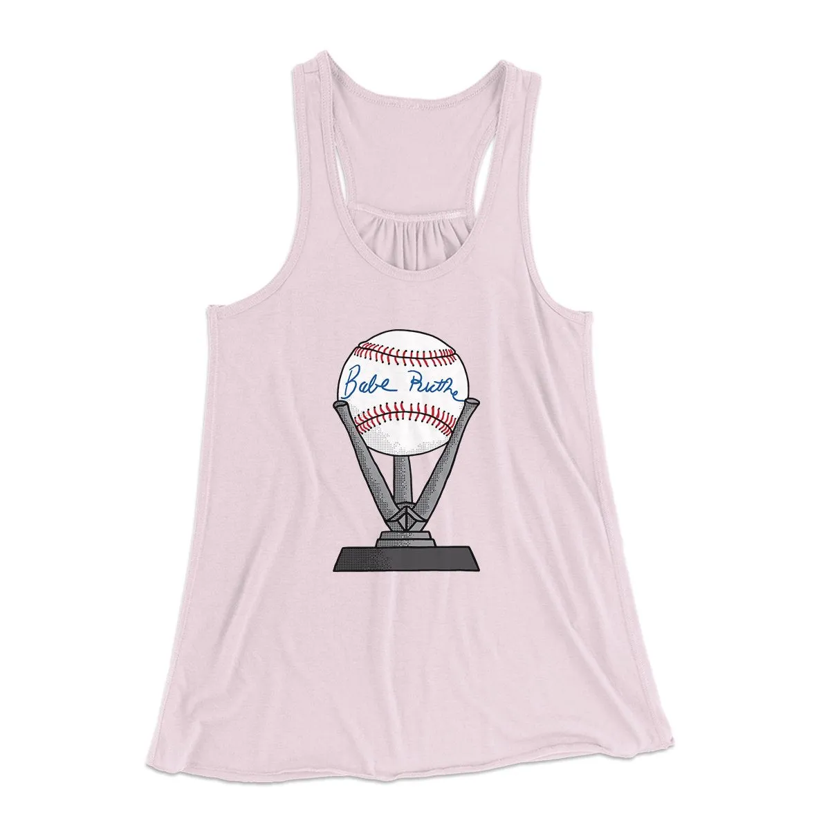 Babe Ruth Signed Ball Women's Flowey Tank Top