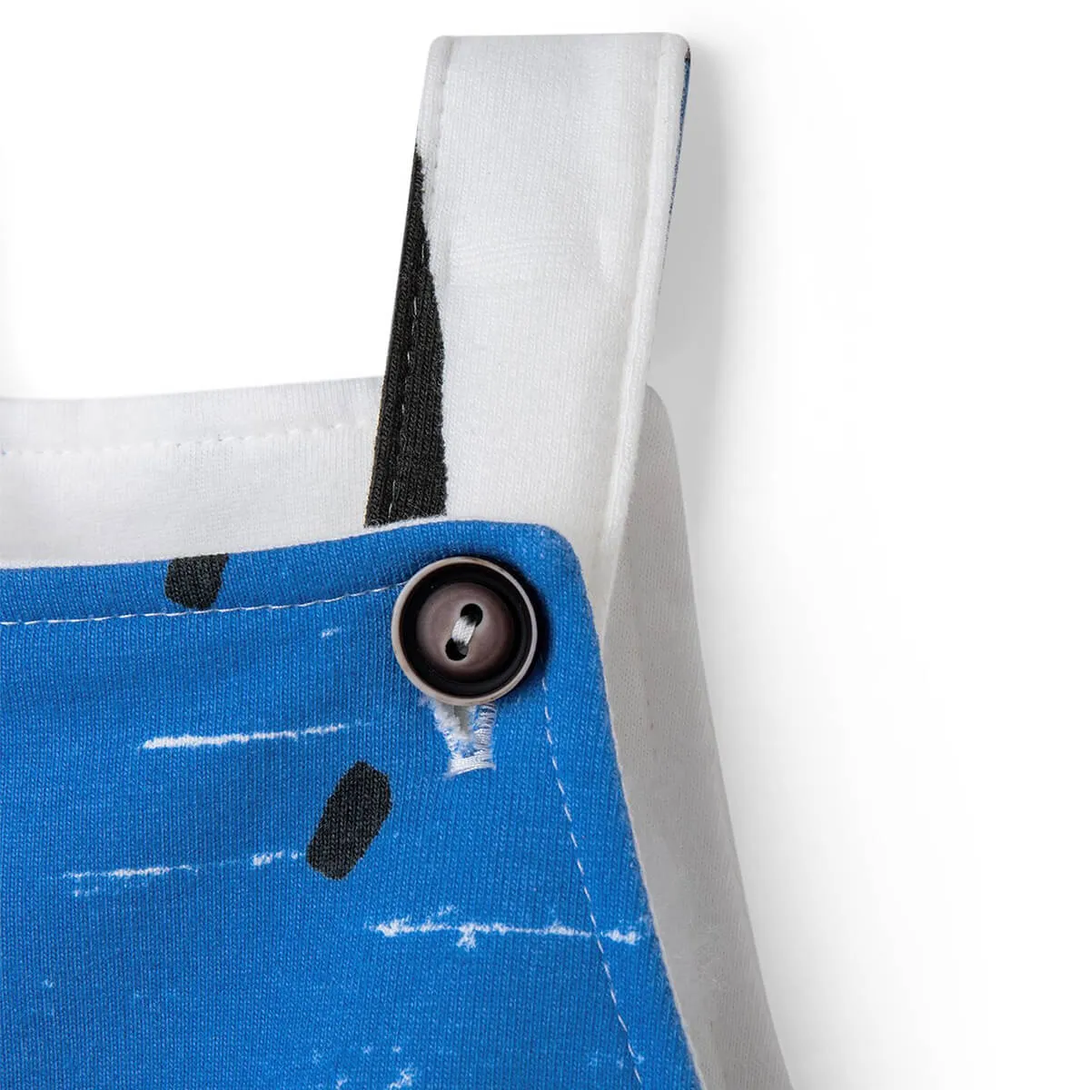 Baby Sweat-Latzhose aus GOTS Bio-Baumwolle