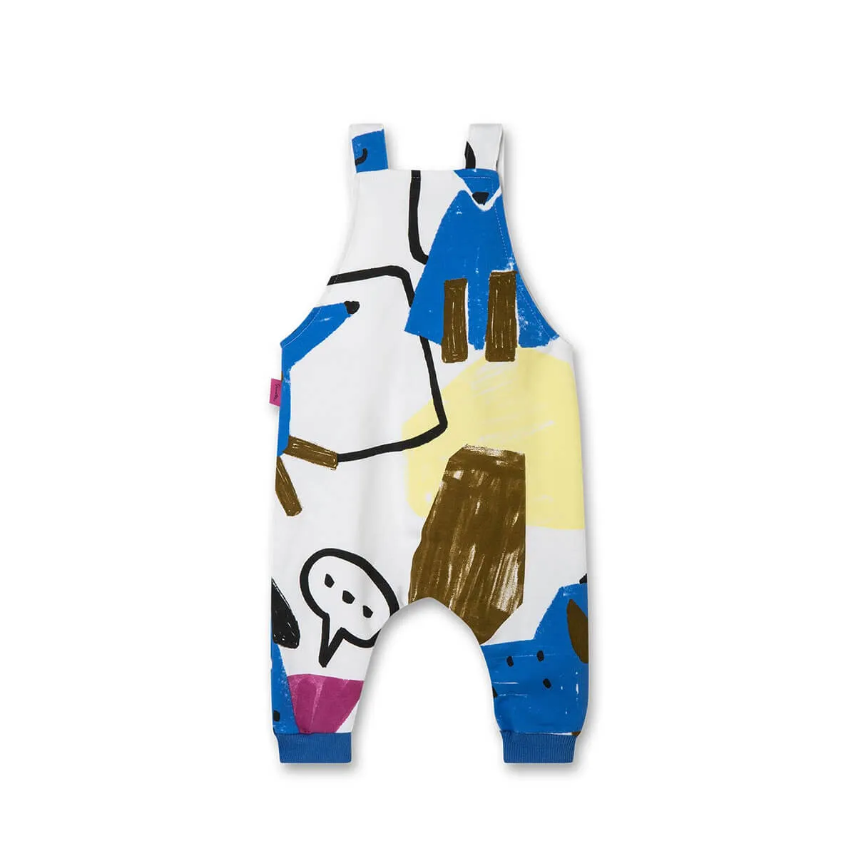 Baby Sweat-Latzhose aus GOTS Bio-Baumwolle