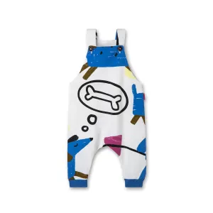 Baby Sweat-Latzhose aus GOTS Bio-Baumwolle